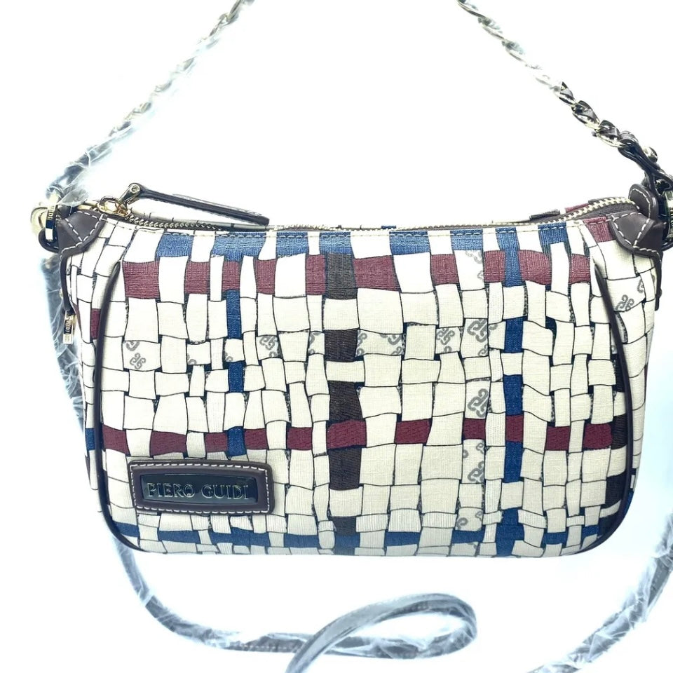 Piero Guidi Shoulder Bag/Tracollina Intreccio