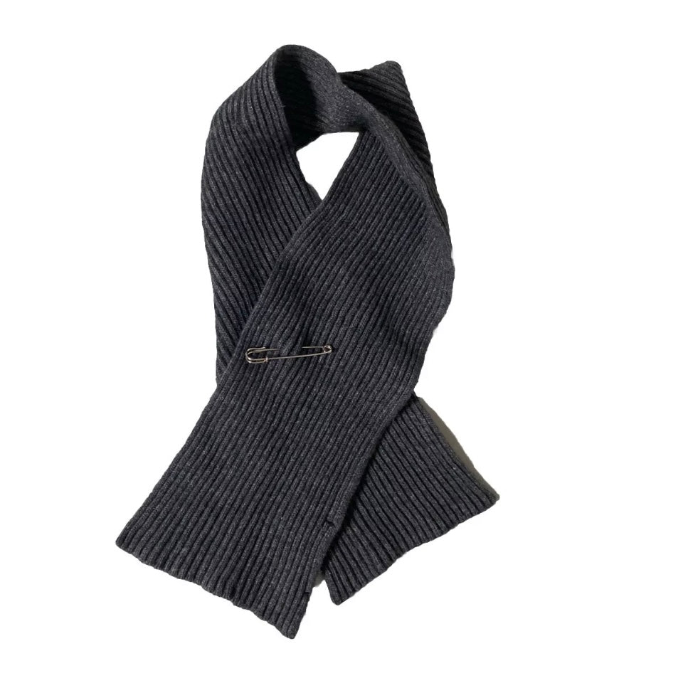 NANNINI SCIARPA MISTO LANA DONNA GRIGIO