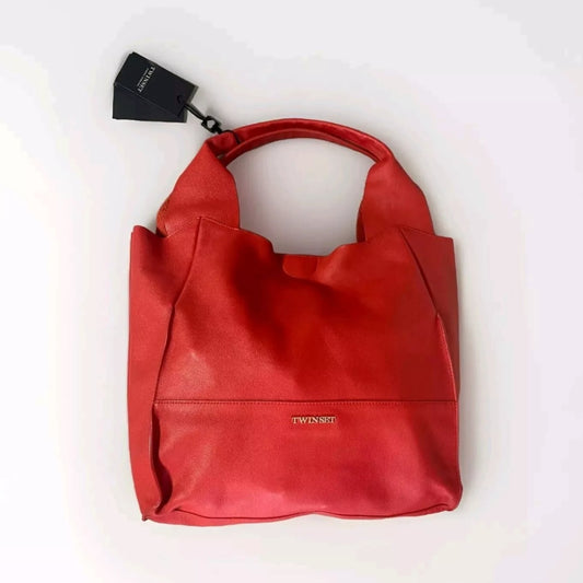 Twin-set Borsa Hobo Pelle Rossa