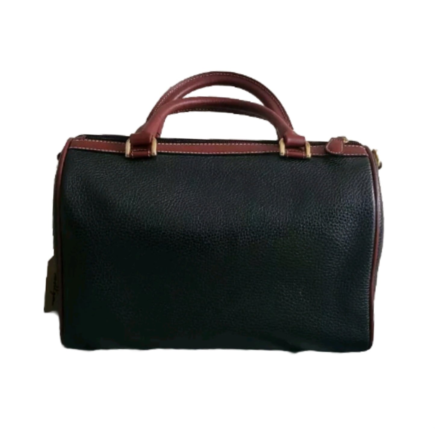 DELL’GA BORSA BAULETTO VERDE SCURO PELLE