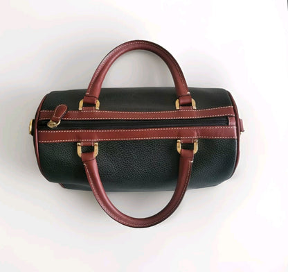 DELL’GA BORSA BAULETTO VERDE SCURO PELLE