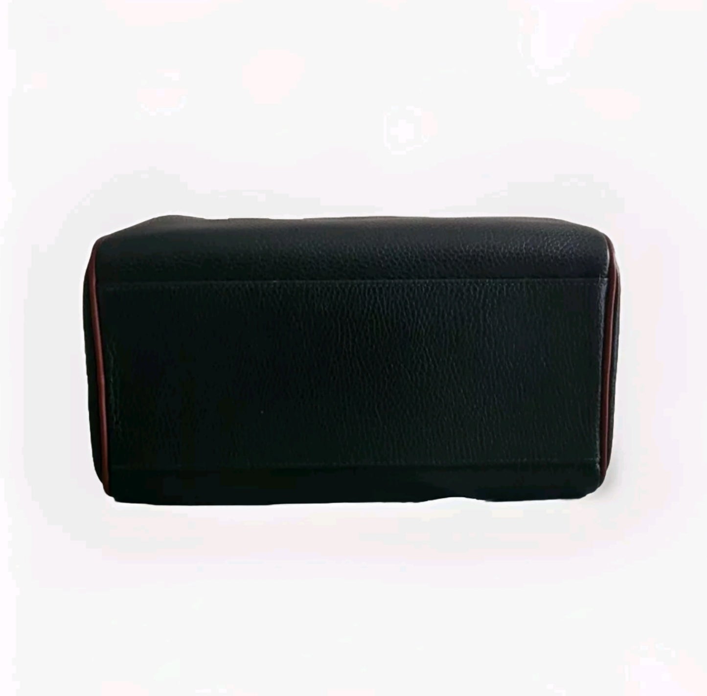 DELL’GA BORSA BAULETTO VERDE SCURO PELLE
