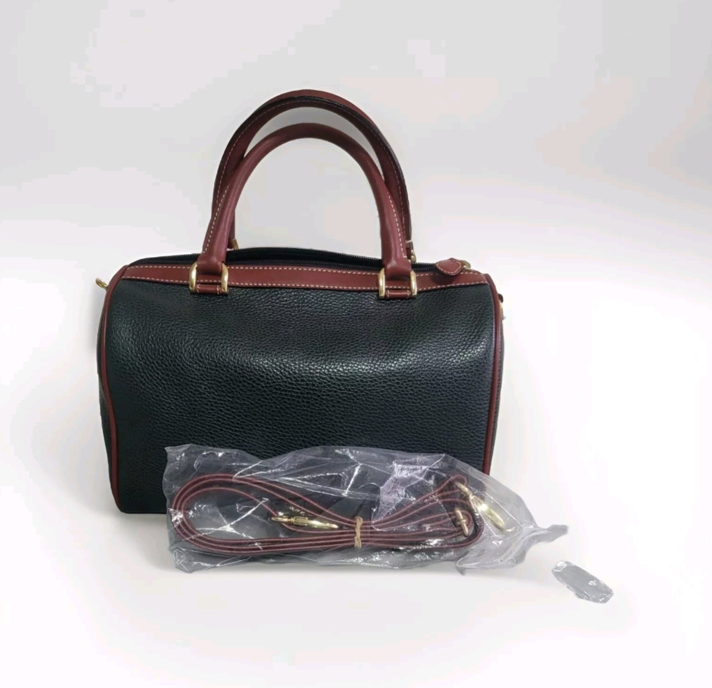 DELL’GA BORSA BAULETTO VERDE SCURO PELLE