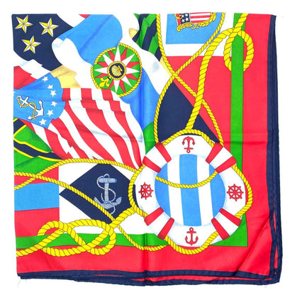 ALTEA FOULARD IN SETA DONNA FANTASIA MARINARA