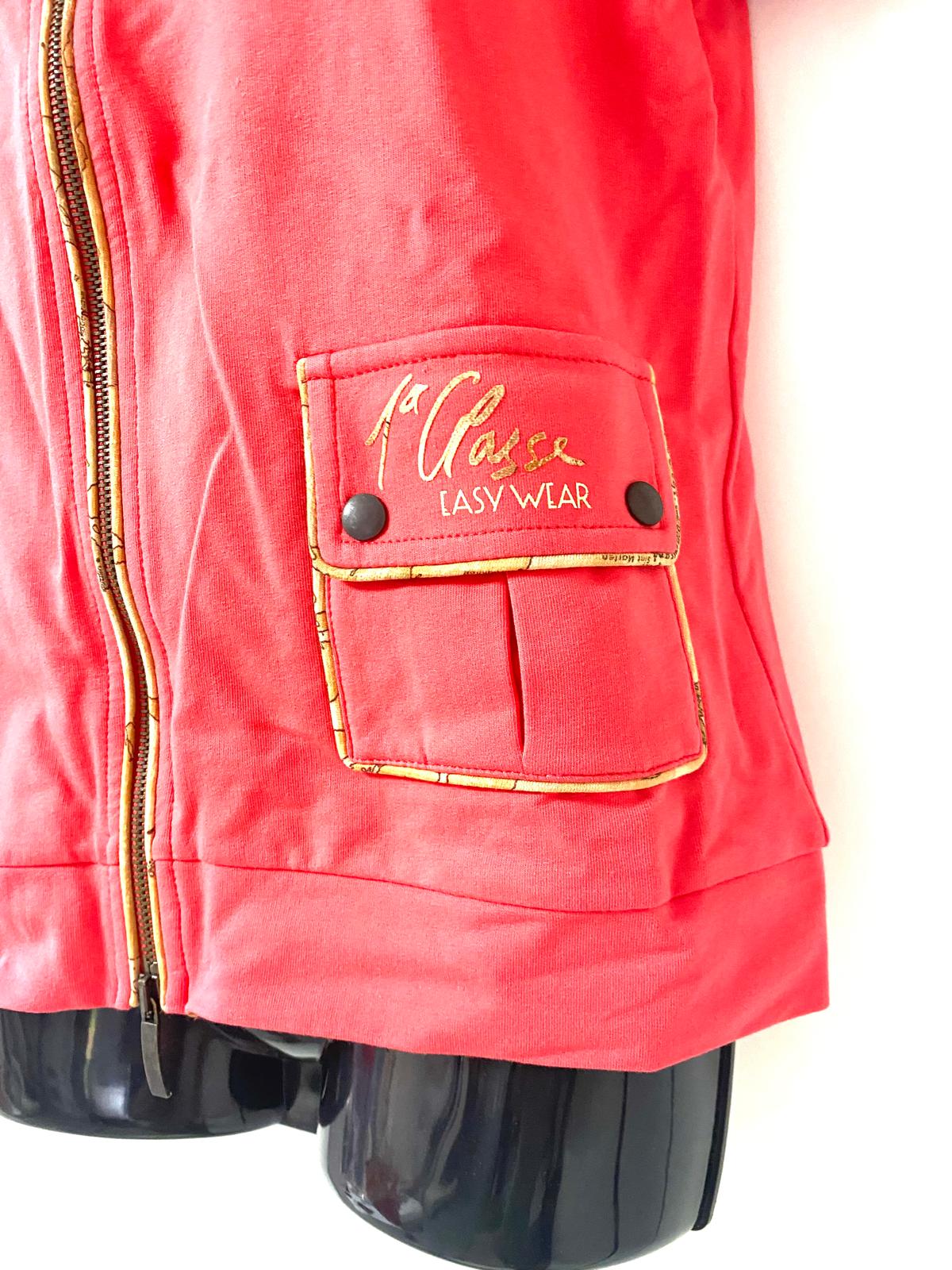 ALVIERO MARTINI 1^ CLASSE MAGLIA DONNA GEO ROSSO CORALLO